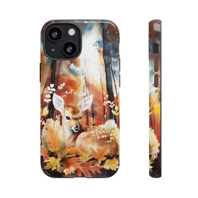 Autumn Fall Deer Forest Gift for Her Cute Phone Case for, Samsung Galaxy S24, S23, S22, S21, IPhone 16 Case | Iphone 15, Iphone 14, IPhone 13 Case