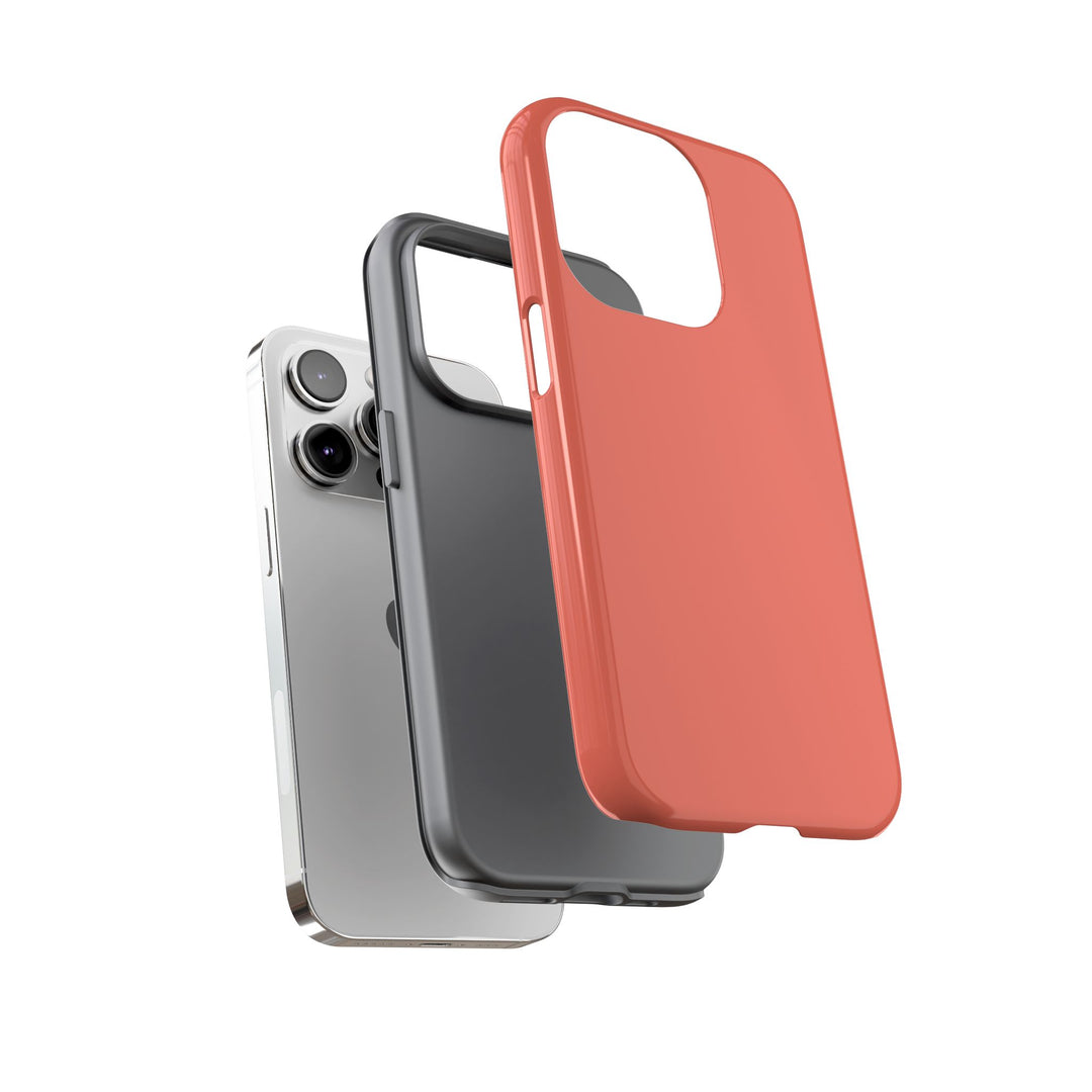 Premium Tough Coral Pink Orange Gift for Her Cute Phone Cases for Samsung S25 S24, S23, S22, S21, Iphone, 16, 15, 14, 13 Pro Max Ultra - Studio40ParkLane