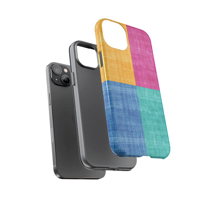Impact Resistant, Colored Shapes, Cute Phone Cases for Samsung S24, S23, S22, S21, IPhone 15 pro Iphone 14 pro Iphone 13 IPhone 12 Iphone 11 - Studio40ParkLane