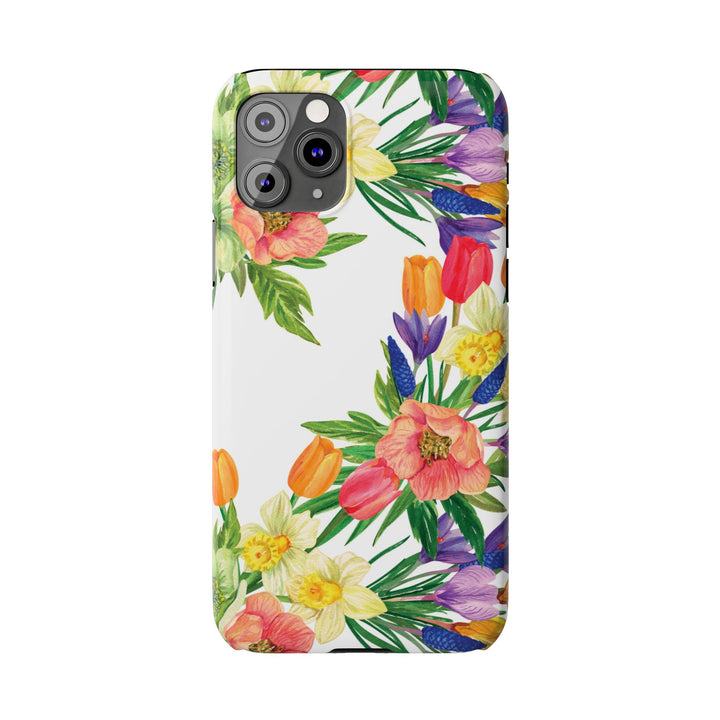 Slim Spring Flowers Gift for Her Cute Phone Cases for Iphone 16 Pro Max | iPhone 15 Case | iPhone 15 Pro Max Case, Iphone 14, 13, 12, 11, 10, 8, 7 - Studio40ParkLane
