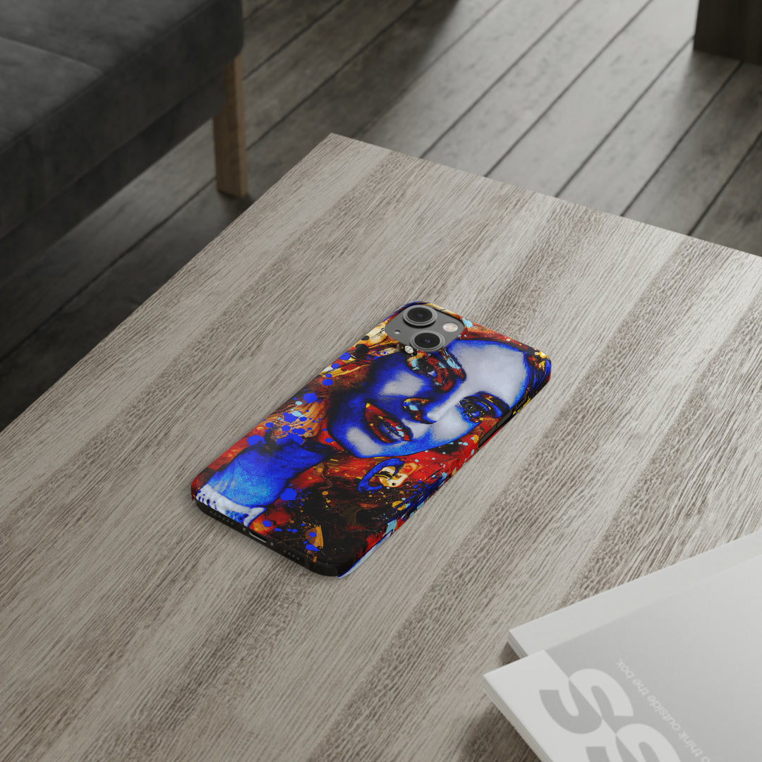Slim Cute Phone Cases for Iphone - | iPhone 15 Case | iPhone 15 Pro Max Case, Iphone 14 Case, Iphone 14 Pro Max, Iphone 13, Marble Splash Face - Studio40ParkLane
