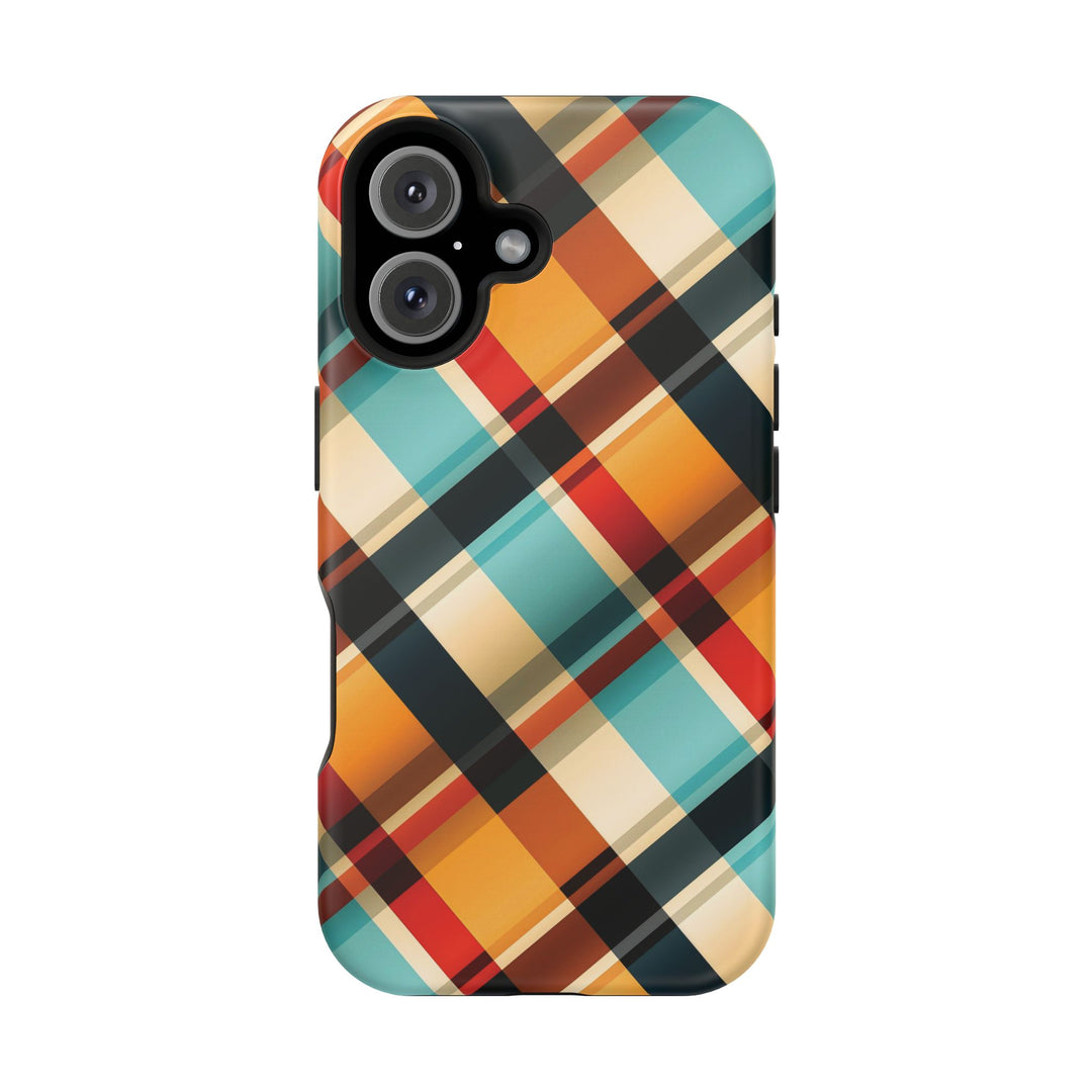 Checkered Plaid Magsafe Gift for Her Cute Phone Case for Iphone, | iPhone 16 | iPhone 15 Pro Max, Iphone 14 Pro Max, 13 12 11 10 9 8 7 - Studio40ParkLane