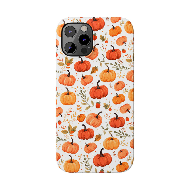 Slim Fall Autumn Pumpkins Gift for Her Cute Phone Cases for Iphone 16 | iPhone 15 Case | iPhone 15 Pro Max Case, Iphone 14, Iphone 14 Pro Max, Iphone 13, Slim - Studio40ParkLane