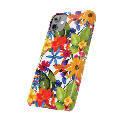 Slim Spring Flowers Gift for Her Cute Phone Cases for Iphone 16 Pro Max | iPhone 15 Case | iPhone 15 Pro Max Case, Iphone 14, 13, 12, 11, 10, 8, 7 - Studio40ParkLane