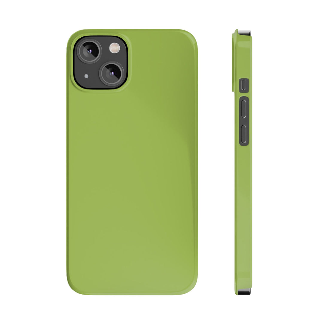 Slim Chartreuse Green Gift for Her Aesthetic Cute Phone Case for Iphone 16 - | iPhone 15 Pro Max Case | iPhone 14 Case 13 12 11 10 9 8 7 - Studio40ParkLane