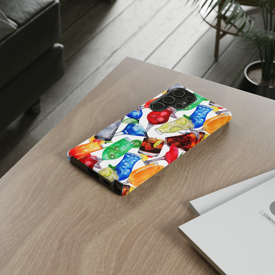 Cute Samsung Case | Cool Iphone Case | Summer Fruit Cocktail, Samsung S24, S23, S22, S21, IPhone 15 Case | Iphone 14 Case, Iphone 13 Case - Studio40ParkLane
