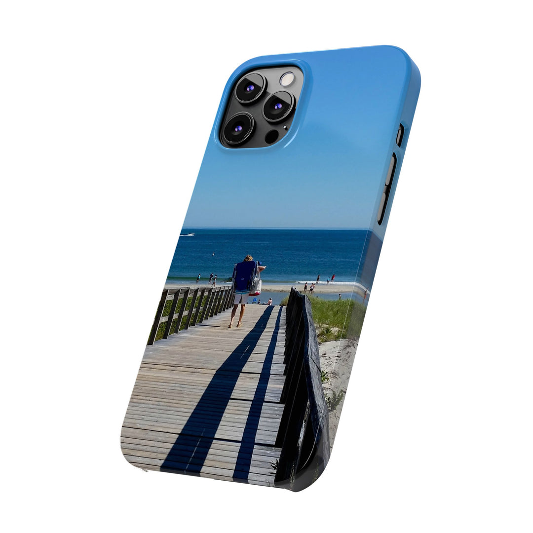 Slim Cute Phone Cases for Iphone - | iPhone 15 Case | iPhone 15 Pro Max Case, Iphone 14 Case, Iphone 14 Pro Max, Iphone 13, Summer Beach Walk - Studio40ParkLane