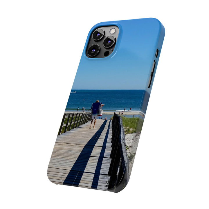 Slim Cute Phone Cases for Iphone - | iPhone 15 Case | iPhone 15 Pro Max Case, Iphone 14 Case, Iphone 14 Pro Max, Iphone 13, Summer Beach Walk - Studio40ParkLane