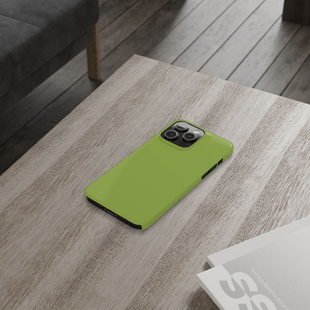 Slim Chartreuse Green Gift for Her Aesthetic Cute Phone Case for Iphone 16 - | iPhone 15 Pro Max Case | iPhone 14 Case 13 12 11 10 9 8 7 - Studio40ParkLane