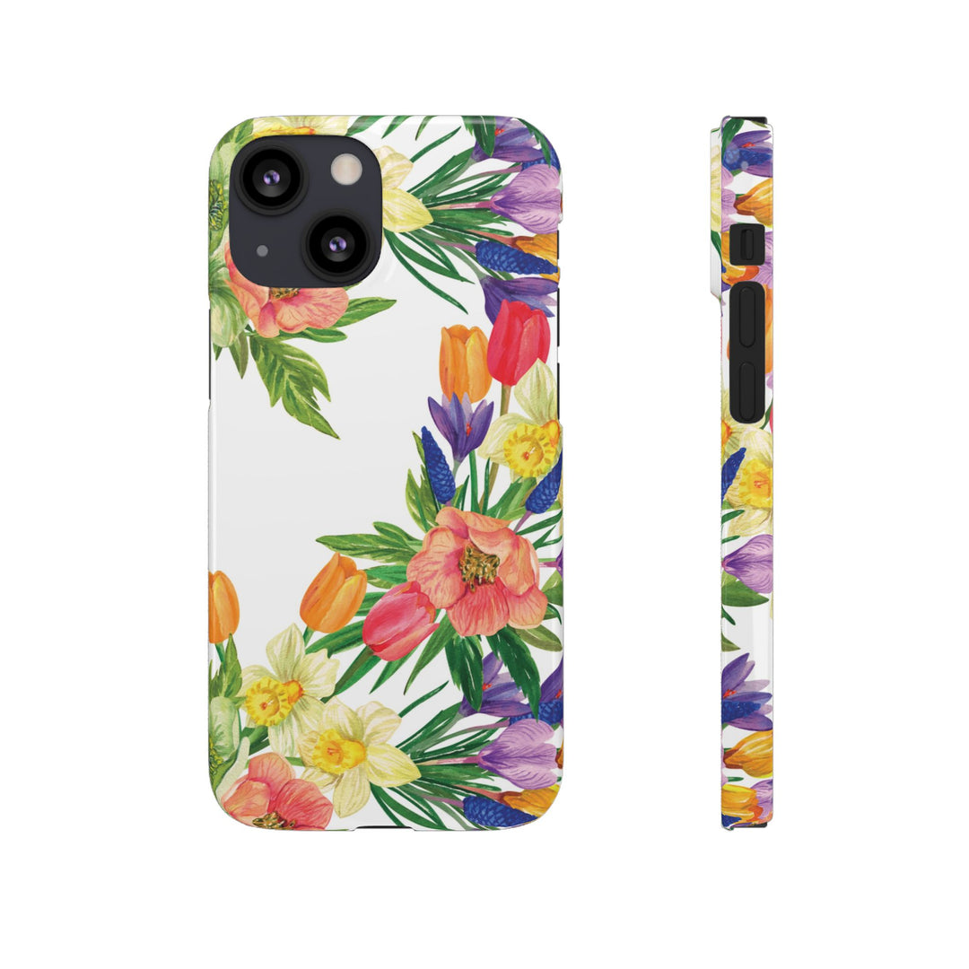 Sleek Snap Spring Summer Flowers Cute Phone Case for iPhone 16 15 14 13 12 11 X Xs Max Xr Pro Plus Samsung Galaxy S24 S23 S22 S21 S20 Ultra