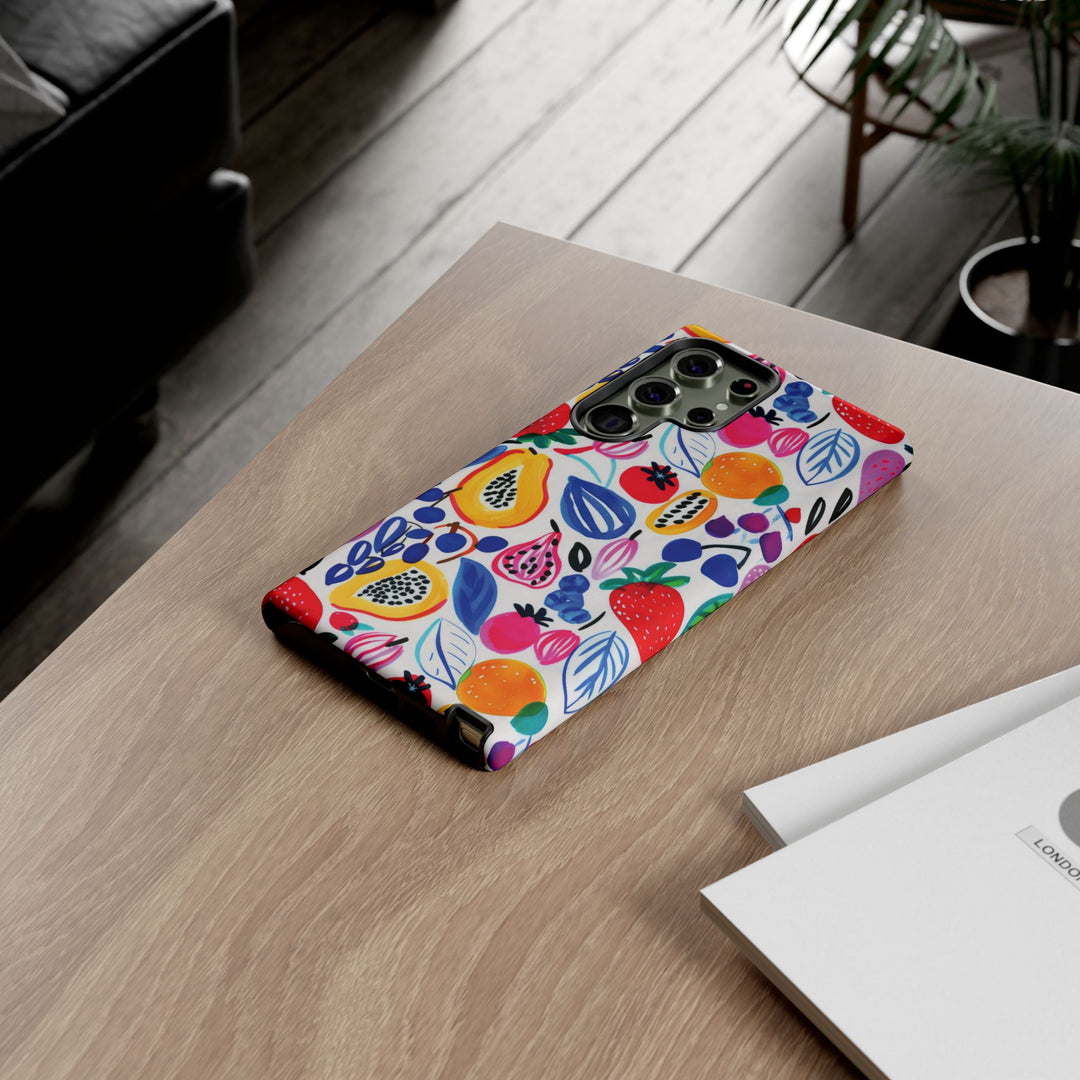 Summer Fruit Cute Tough Phone Case - For Apple iPhone Case 17, 16, 15 Pro Max, 14 Plus, 13 Pro, 12, Samsung Galaxy S26, S25, S24 Plus Ultra - Studio40ParkLane