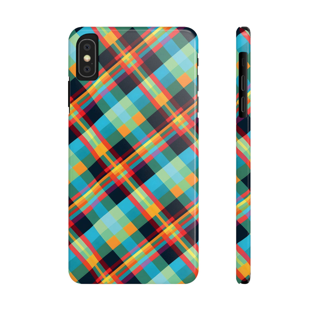 Slim Checkered Plaid Gift for Her Cute Phone Cases for Iphone 16 Pro Max | iPhone 15 Case | iPhone 15 Pro Max Case, Iphone 14, 13, 12, 11, 10, 8, 7 - Studio40ParkLane