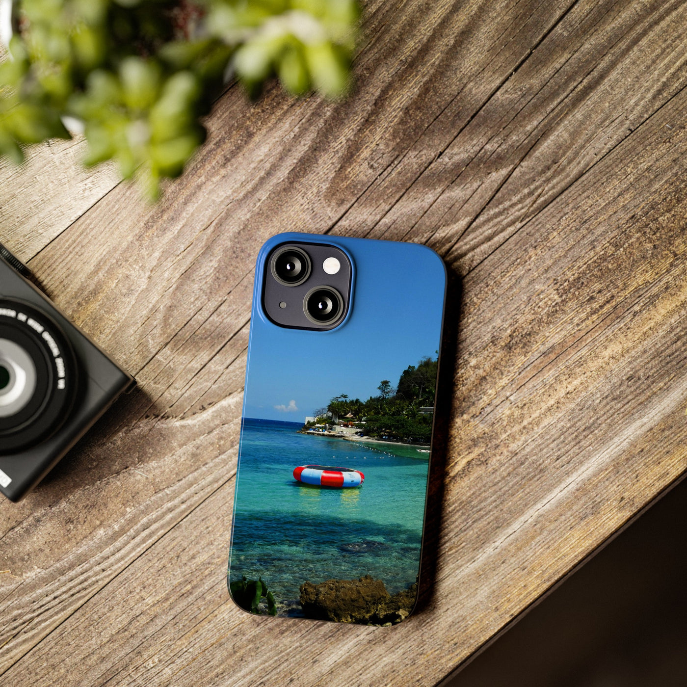 Jamaica Beach Pontoon Slim Cute Phone Cases for Iphone | iPhone 15 Case | iPhone 15 Pro Max Case, Iphone 14, Iphone 14 Pro Max, Iphone 13, 12