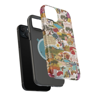 Italy Tuscany Coquette Collage Tough Magsafe Cute Phone Cases for Iphone | iPhone 17 Pro Max Case, Iphone 16, Iphone 15 14 13 12 11 10 9 - Studio40ParkLane