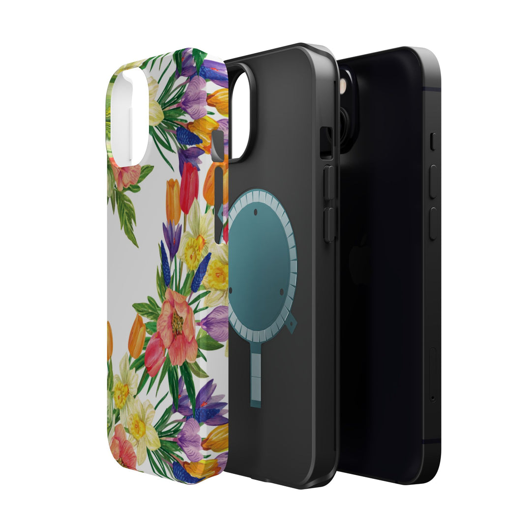 Spring Flowers Magsafe Cute Phone Case for Iphone Gift for Her, iPhone 16 Case iPhone 15 Pro Max Case, Iphone 14, Iphone 14 Pro Max, 13, 12 - Studio40ParkLane