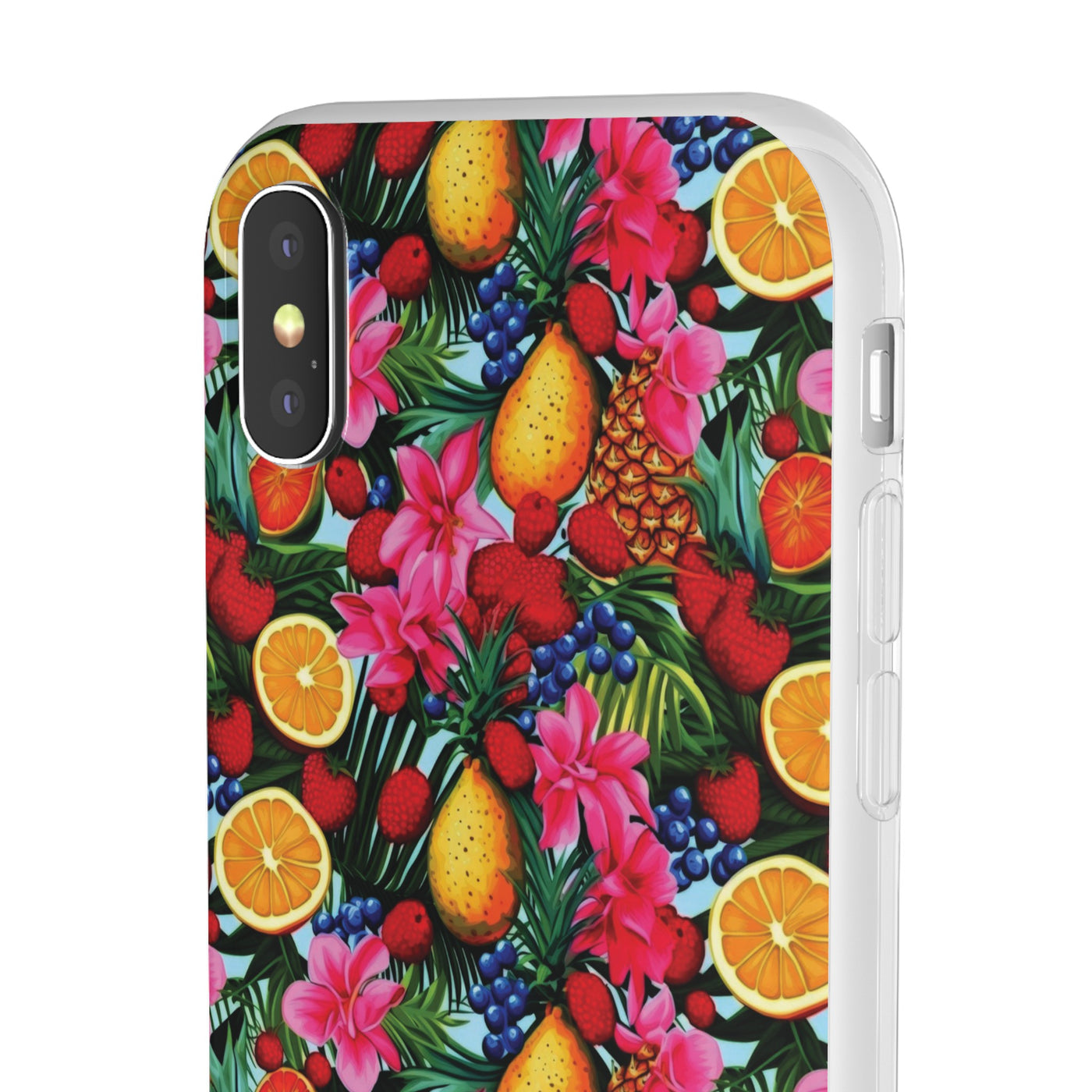 Cute Flexi Phone Cases, For Iphones and Samsung Galaxy Phones, Summer Mixed Fruit, Galaxy S23 Phone Case, Samsung S22 Case, Samsung S21, Iphone 15, Iphone 14, Iphone 13