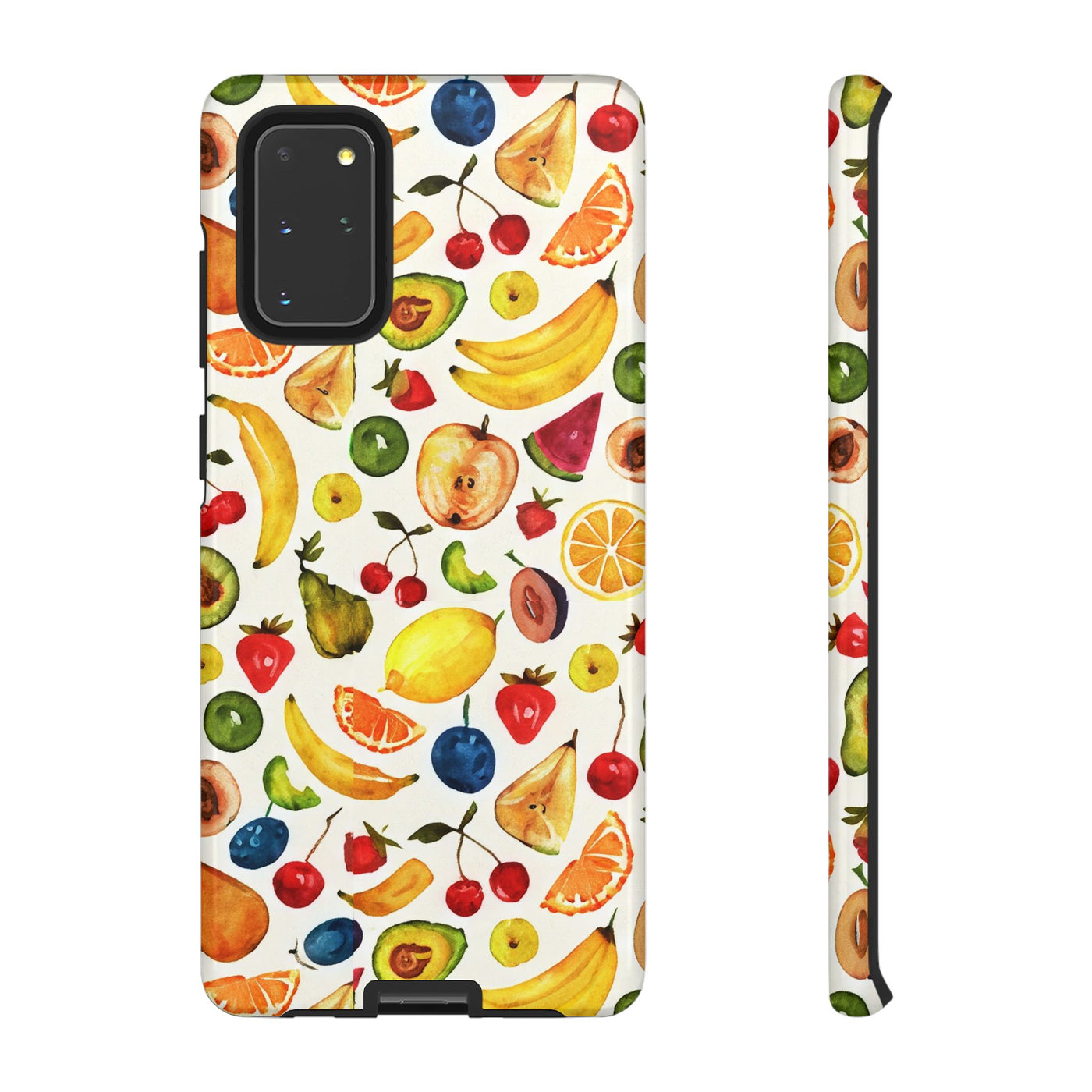 Impact Resistant, Mixed Fruits, Cute Phone Cases for Samsung S24, S23, S22, S21, IPhone 15 pro Iphone 14 pro Iphone 13 IPhone 12 Iphone 11