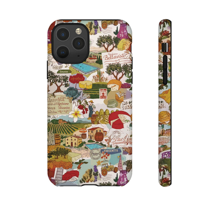 Italy Tuscany Coquette Collage Tough Premium Phone Case - For iPhone 17 Pro Max iPhone 16 Pro iPhone 15 Iphone 14 Plus 13 Pro 12 11 10 XR - Studio40ParkLane