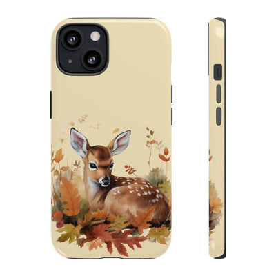 Autumn Fall Deer Gift for Her Cute Phone Case for, Samsung Galaxy S24, S23, S22, S21, IPhone 16 Case | Iphone 15, Iphone 14, IPhone 13 Case