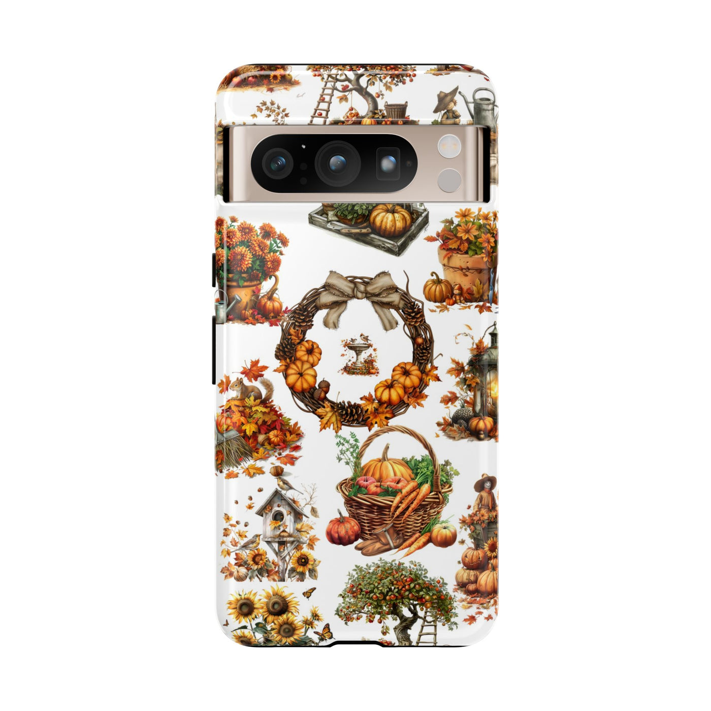 Impact Resistant, Fall Leaves Collage, Cute Phone Cases for Samsung S24, S23, S22, S21, IPhone 15 pro Iphone 14 pro Iphone 13 IPhone 12 Iphone 11