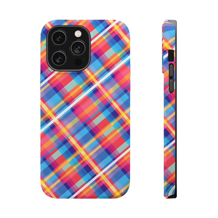 Checkered Plaid Magsafe Gift for Her Cute Phone Case for Iphone, | iPhone 16 | iPhone 15 Pro Max, Iphone 14 Pro Max, 13 12 11 10 9 8 7 - Studio40ParkLane