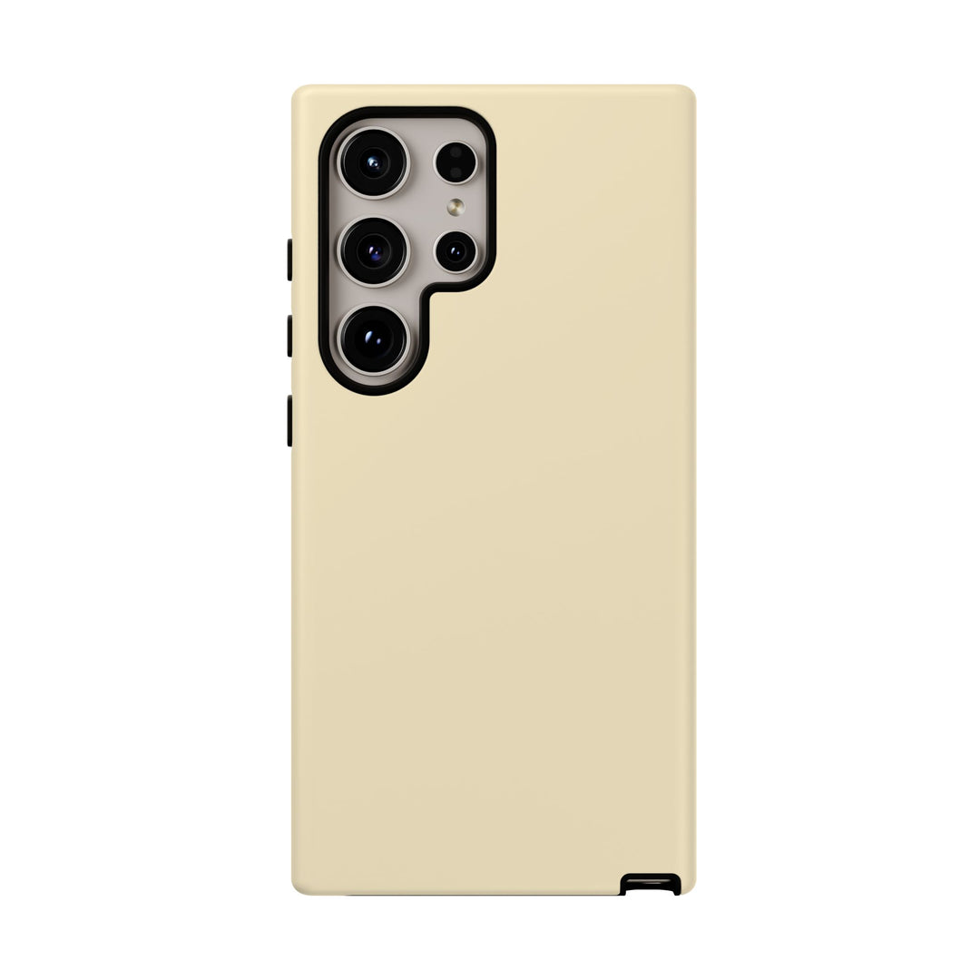 Premium Tough Pale Yellow Gift for Her Cute Phone Cases for Samsung S25 S24, S23, S22, S21, Iphone, 16, 15, 14, 13 Pro Max Ultra - Studio40ParkLane