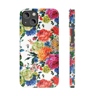 Slim Spring Flowers Gift for Her Cute Phone Cases for Iphone 16 Pro Max | iPhone 15 Case | iPhone 15 Pro Max Case, Iphone 14, 13, 12, 11, 10, 8, 7 - Studio40ParkLane