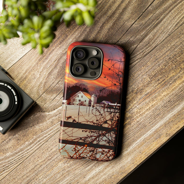 Cool Phone Case | Winter Sunset, For iPhone 15 Case | iPhone 15 Pro Case, Iphone 14 Case, Iphone 14 Pro Max Case, Protective Iphone Case - Studio40ParkLane