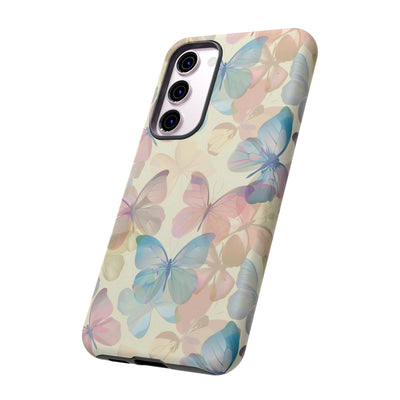 Cute Samsung Case | Cool Iphone Case | Summer Pastel Butterflies, Samsung S24, S23, S22, S21, IPhone 15 Case | Iphone 14 Case, Iphone 13 Case