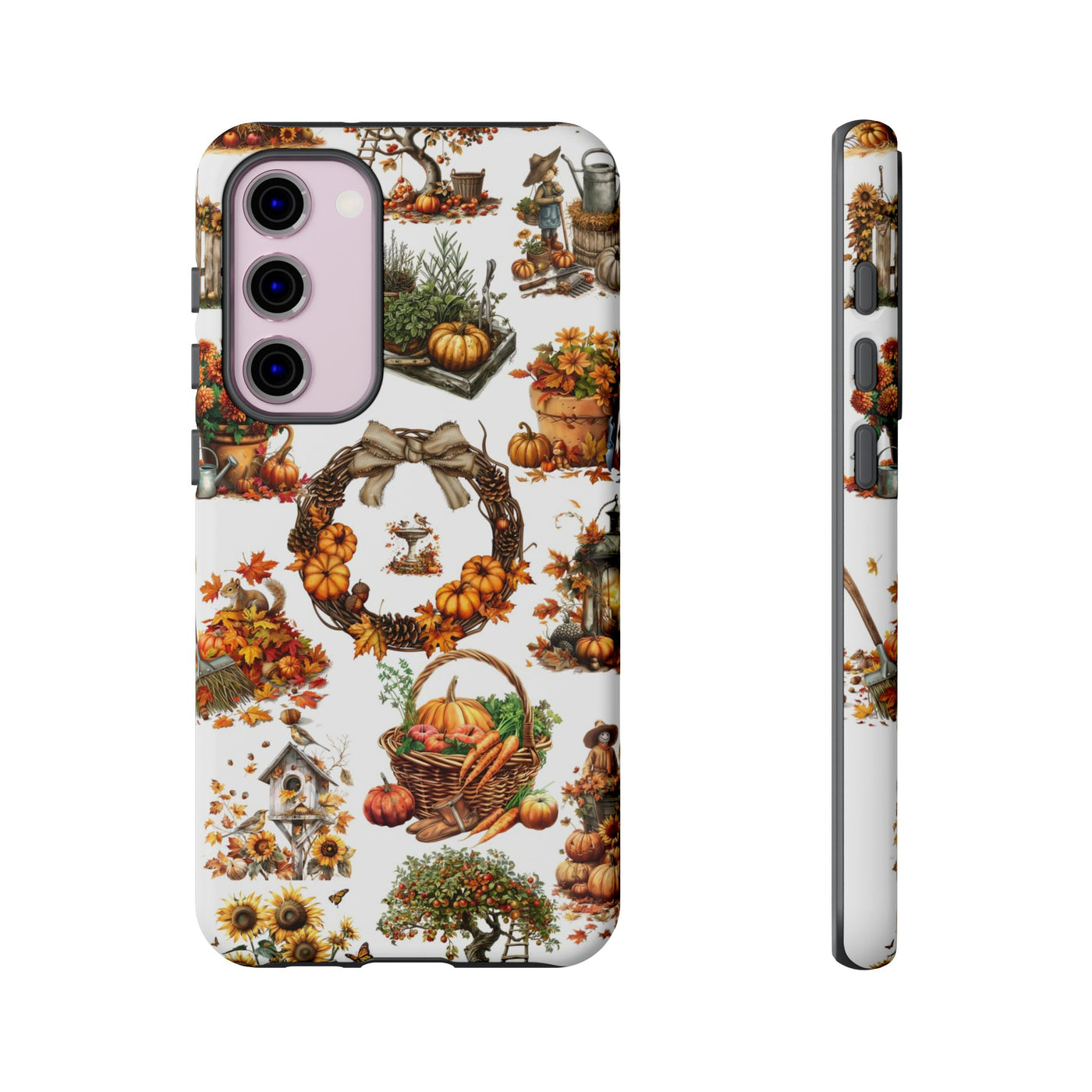 Impact Resistant, Fall Leaves Collage, Cute Phone Cases for Samsung S24, S23, S22, S21, IPhone 15 pro Iphone 14 pro Iphone 13 IPhone 12 Iphone 11