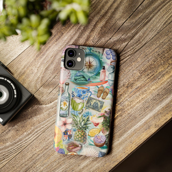 Slim Travel Coquette Collage Slim Cute Phone Cases for Iphone | iPhone 15 Case | iPhone 15 Pro Max Case, Iphone 14, Iphone 14 Pro Max, Iphone 13 - Studio40ParkLane