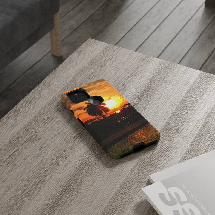 Cute Samsung Case | Cool Iphone Case | Summer Jamaica Pool Sunset, Samsung S24, S23, S22, S21, IPhone 15 Case | Iphone 14 Case, Iphone 13 Case - Studio40ParkLane