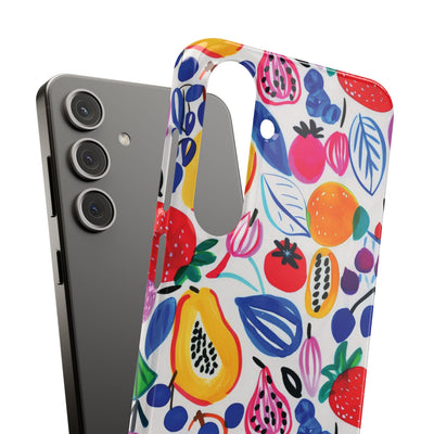 Snap Summer Fruit Gift for Her Cute Phone Cases for Samsung Galaxy S24, S23, S22, S21, S20, Plus, Ultra, Iphone 16, 15, 14, Pro and Max