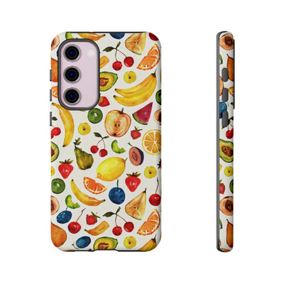 Impact Resistant, Mixed Fruits, Cute Phone Cases for Samsung S24, S23, S22, S21, IPhone 15 pro Iphone 14 pro Iphone 13 IPhone 12 Iphone 11