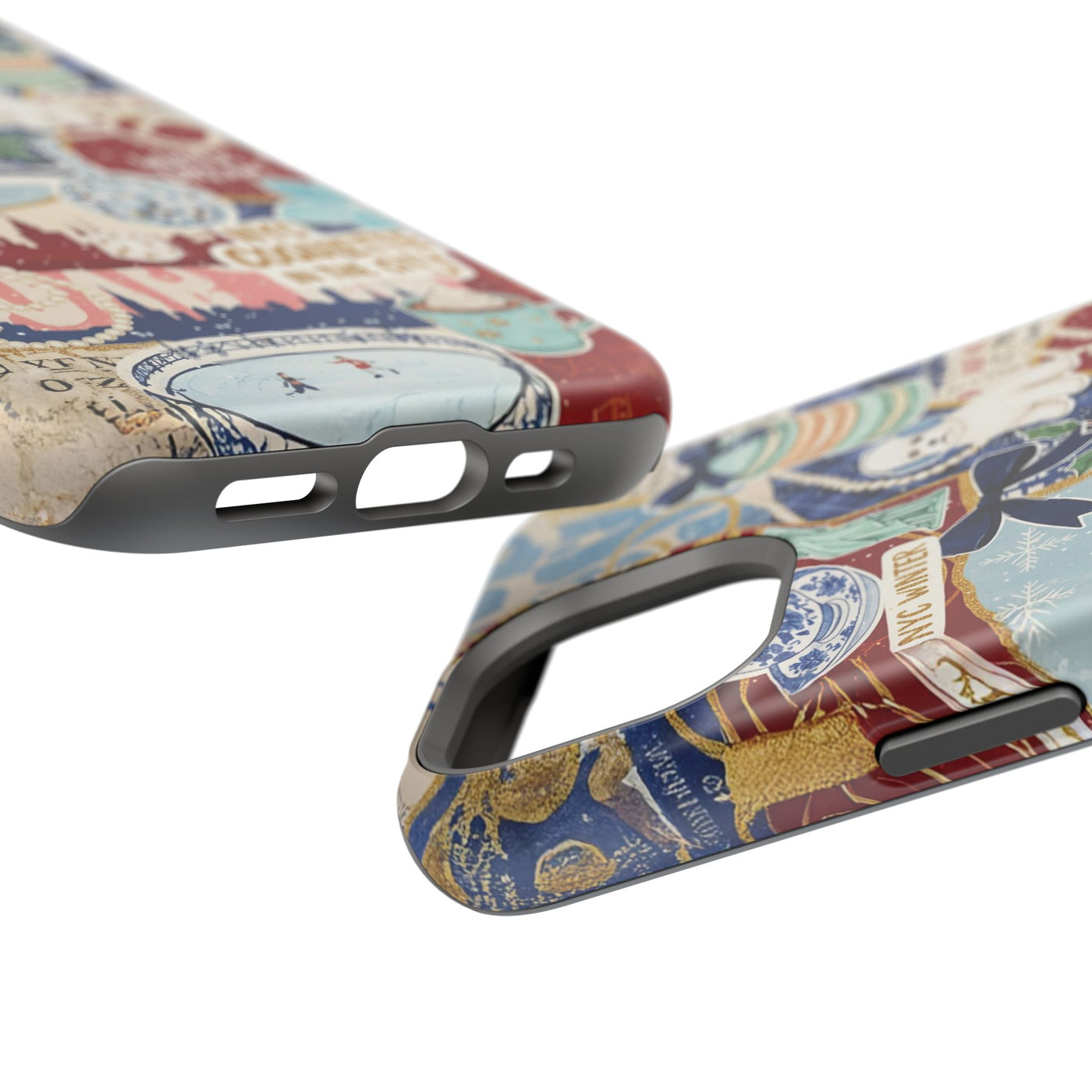 New York Winter Coquette Collage Tough Magsafe Cute Phone Cases for Iphone | iPhone 17 Pro Max Case, Iphone 16, Iphone 15 14 13 12 11 10 9