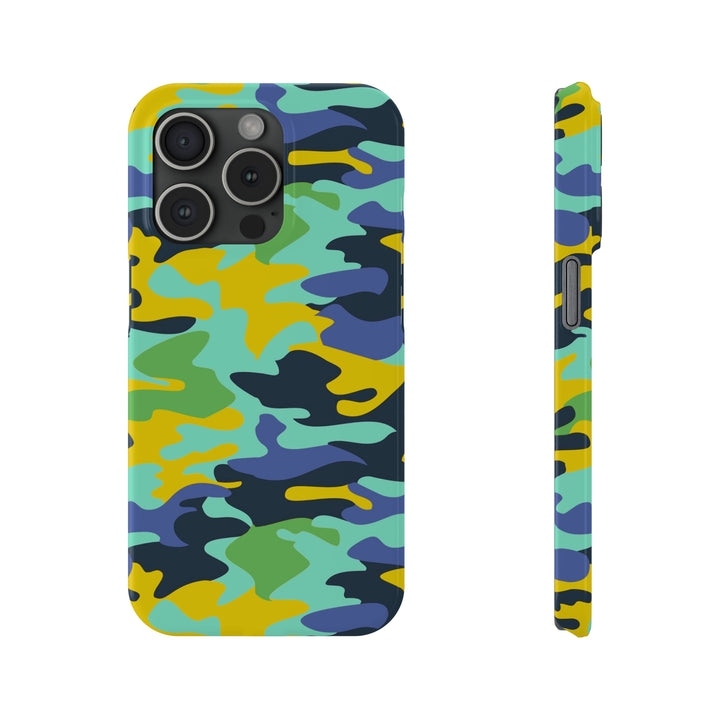 Slim Cute Phone Cases for Iphone - | iPhone 15 Case | iPhone 15 Pro Max Case, Iphone 14 Case, Iphone 14 Pro Max, Iphone 13, Late Spring Camouflage - Studio40ParkLane
