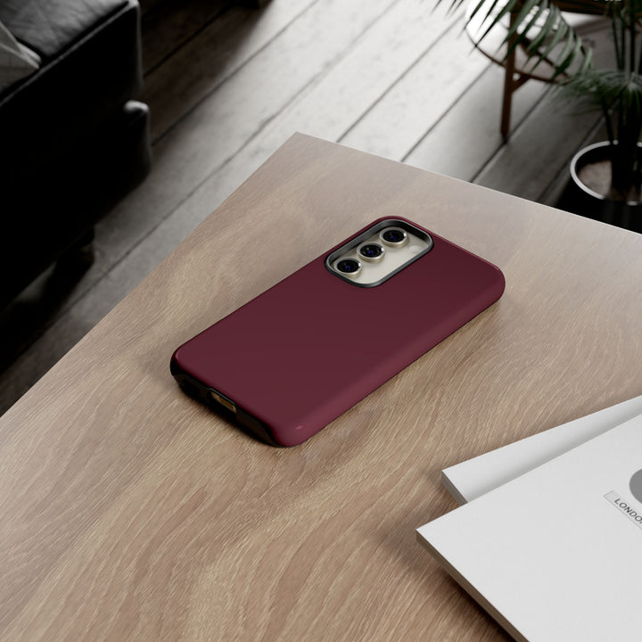 Premium Tough Burgundy Maroon Red Gift for Her Cute Phone Cases for Samsung S25 S24, S23, S22, S21, Iphone, 16, 15, 14, 13 Pro Max Ultra - Studio40ParkLane