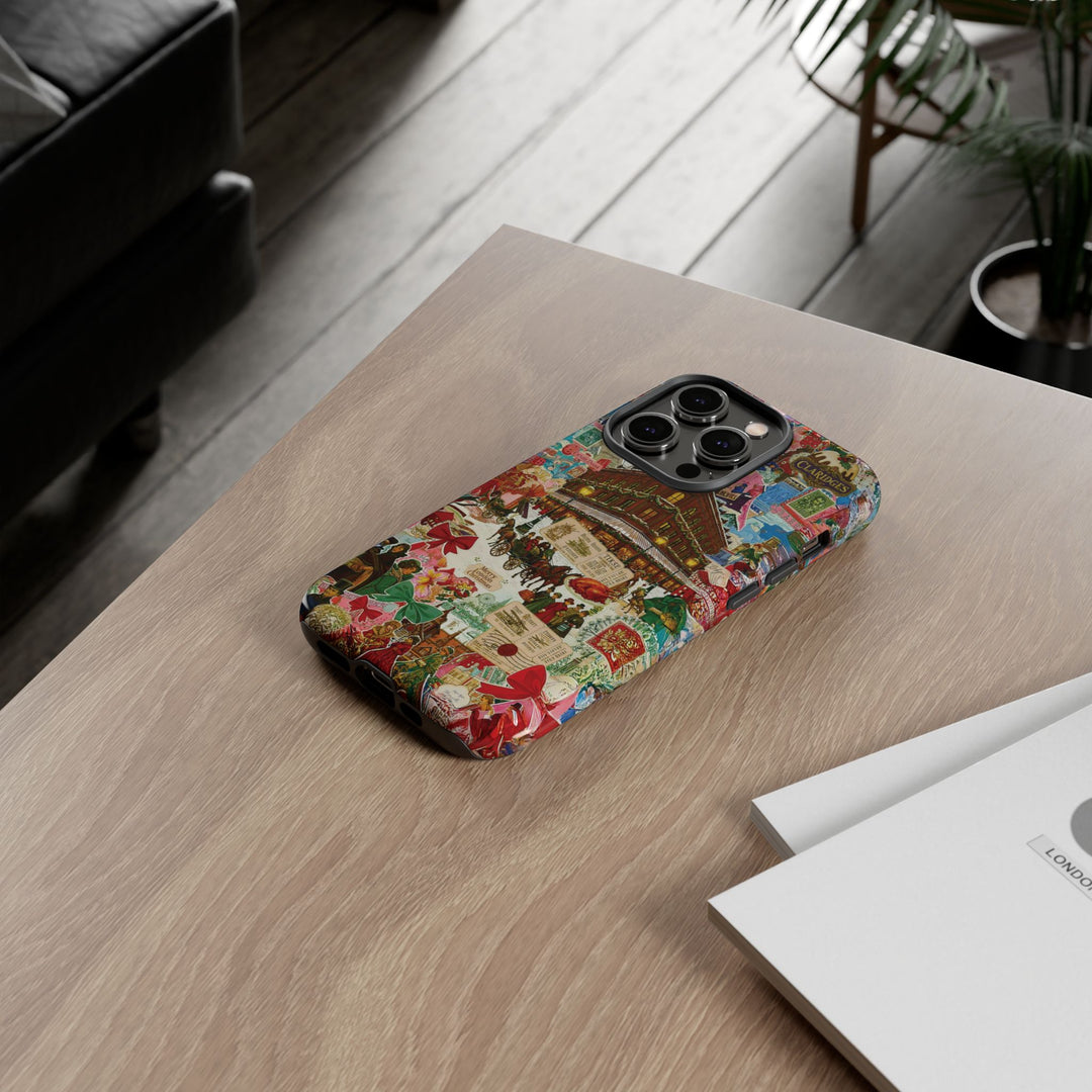 Aesthetic Tough London Coquette Collage Premium Phone Case - For iPhone 17 Pro Max iPhone 16 Pro iPhone 15 Iphone 14 Plus 13 Pro 12 11 10 XR - Studio40ParkLane
