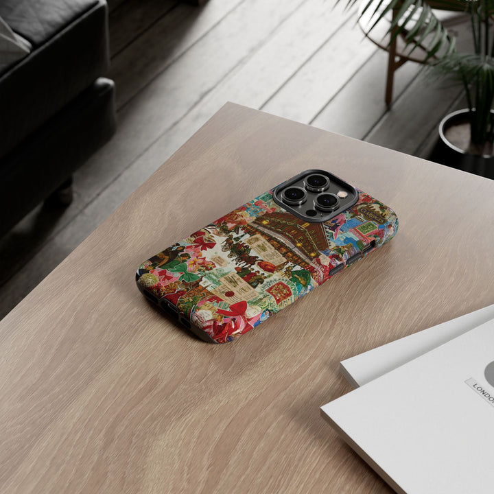 Aesthetic Tough London Coquette Collage Premium Phone Case - For iPhone 17 Pro Max iPhone 16 Pro iPhone 15 Iphone 14 Plus 13 Pro 12 11 10 XR - Studio40ParkLane