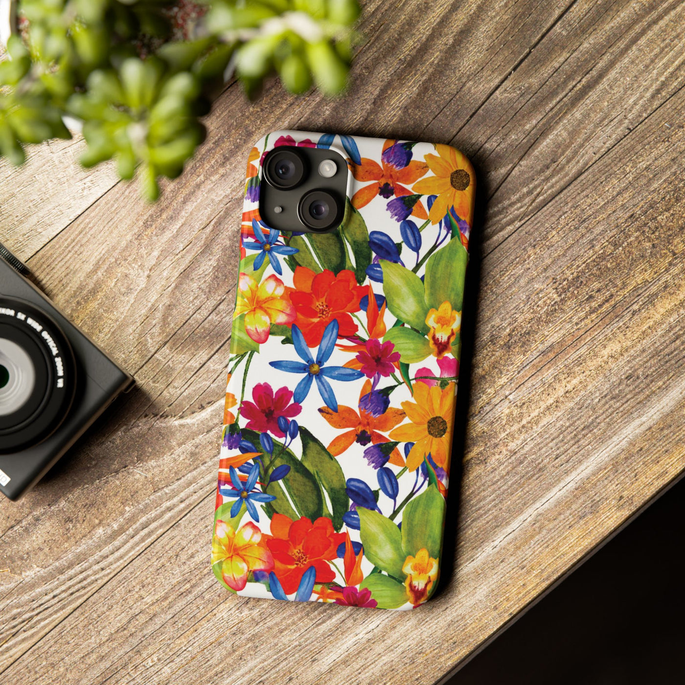 Slim Spring Flowers Gift for Her Cute Phone Cases for Iphone 16 Pro Max | iPhone 15 Case | iPhone 15 Pro Max Case, Iphone 14, 13, 12, 11, 10, 8, 7 - Studio40ParkLane