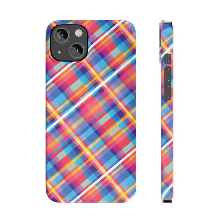 Slim Checkered Plaid Gift for Her Cute Phone Cases for Iphone 16 Pro Max | iPhone 15 Case | iPhone 15 Pro Max Case, Iphone 14, 13, 12, 11, 10, 8, 7 - Studio40ParkLane