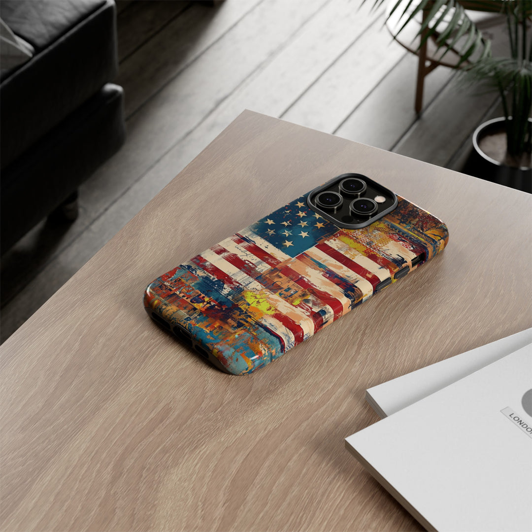 Impact Resistant, American Flag, Cute Phone Cases for Samsung S24, S23, S22, S21, IPhone 15 pro Iphone 14 pro Iphone 13 IPhone 12 Iphone 11 - Studio40ParkLane