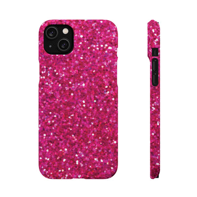 Snap Non-Glitter Muted Pink Play on "Faux" Glitter Effect Cute Phone Cases for Samsung and Iphone, 16, 15, 14, S24, S23, S22, S21, S20, Plus and Ultra