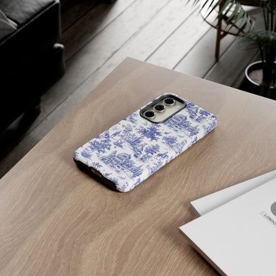 Premium Tough French Toile Gift for Her Cute Phone Cases for Samsung S25 S24, S23, S22, S21, Iphone, 16, 15, 14, 13 Pro Max Ultra - Studio40ParkLane