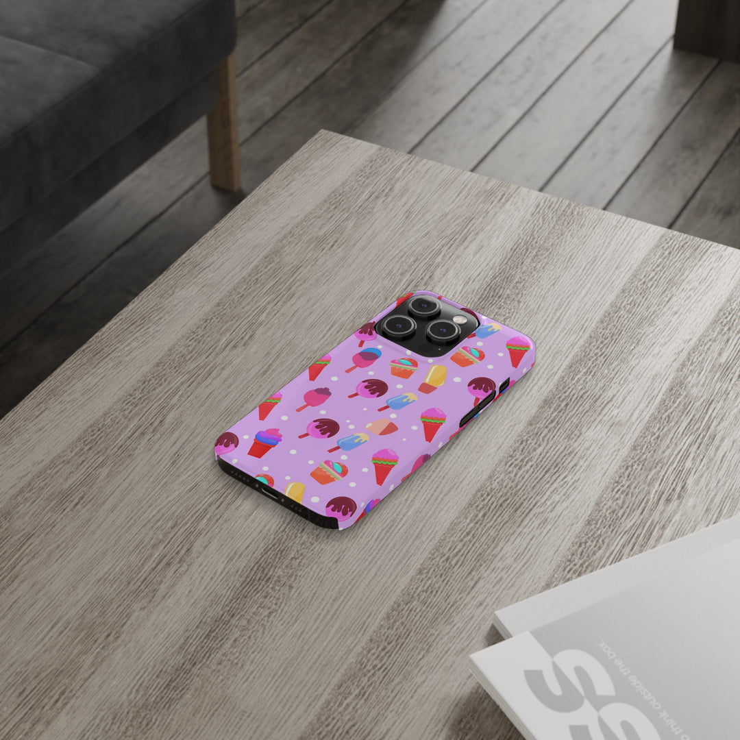 Slim Cute Phone Cases for Iphone - | iPhone 15 Case | iPhone 15 Pro Max Case, Iphone 14 Case, Iphone 14 Pro Max, Iphone 13, Summer Ice - cream Pink - Studio40ParkLane