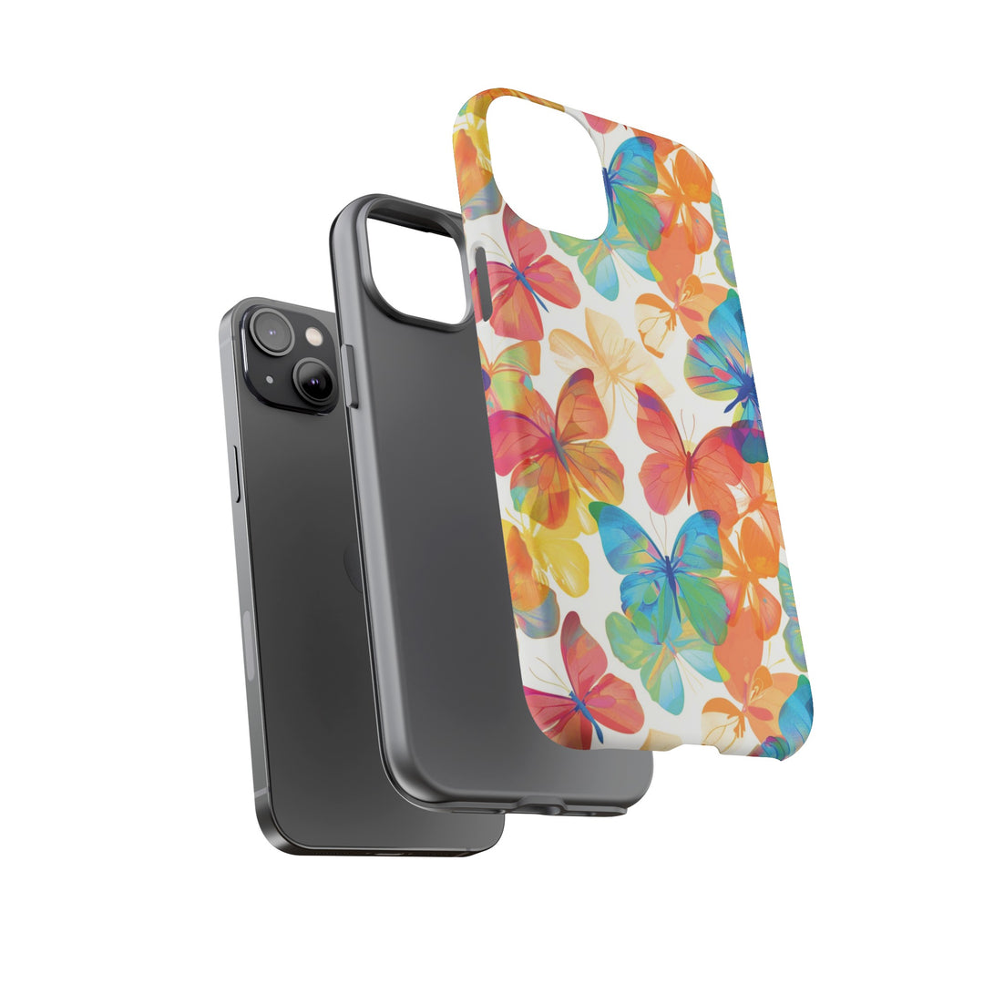 Cute Samsung Case | Cool Iphone Case | Summer Bright Butterflies, Samsung S24, S23, S22, S21, IPhone 15 Case | Iphone 14 Case, Iphone 13 Case - Studio40ParkLane