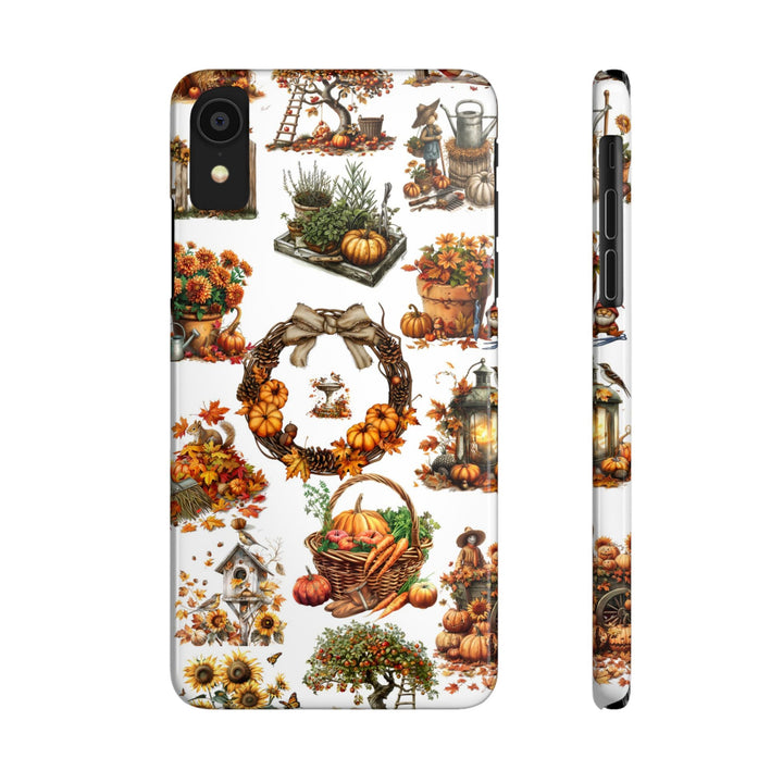 Slim Fall Leaves Collage Cute Phone Cases for Iphone | iPhone 15 Case | iPhone 15 Pro Max Case, Iphone 14, Iphone 14 Pro Max, Iphone 13, 12 - Studio40ParkLane