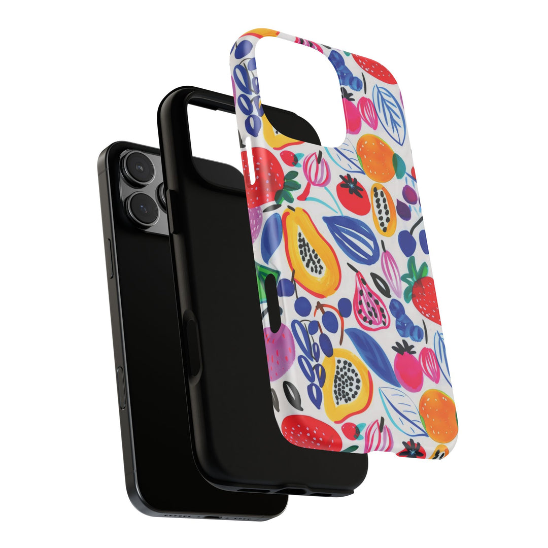 Premium Tough Summer Fruit Collage Gift for Her Cute Phone Cases for Samsung and Iphone, 16, 15, 14, S24, S23, S22, S21, S20, Plus, Ultra, Pro - Studio40ParkLane