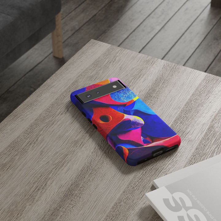 Impact Resistant, Abstract Shapes, Cute Phone Cases for Samsung S24, S23, S22, S21, IPhone 15 pro Iphone 14 pro Iphone 13 IPhone 12 Iphone 11 - Studio40ParkLane