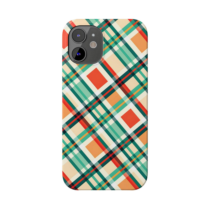 Slim Checkered Plaid Gift for Her Cute Phone Cases for Iphone 16 Pro Max | iPhone 15 Case | iPhone 15 Pro Max Case, Iphone 14, 13, 12, 11, 10, 8, 7 - Studio40ParkLane
